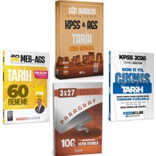Anla Kazan Yayınları Eğit Akademi Kpss Meb-Ags Tarih Atama Serisi Soru Bankası & Ags Tarih Deneme & Ags Tarih Çıkmış Sorular Seti