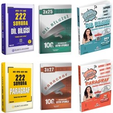 Anla Kazan Yayınları Kpss Tyt Msü 222 Soruda Dil Bilgisi + Ags Kpss Ales Dgs 222 Soruda Paragraf + Paragraf Çıkmış Sorular + Dil Bilgisi Çıkmış Sorular Seti