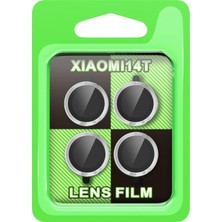 Hnrlishp Newface Xiaomi Mi 14T Raze Metal Kamera Lens - Gümüş