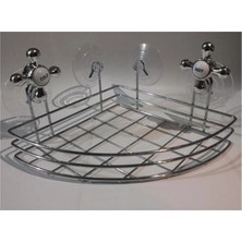 İsmiyle Al Banyo Organizeri - Çok Amaçlı Köşe Organizer Vantuzlu