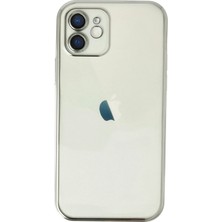Hnrlishp Newface Iphone 12 Kılıf Razer Lensli Silikon - Gümüş