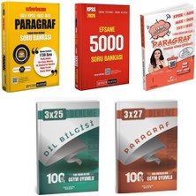 Anla Kazan Yayınları Pegem Ezberbozan Paragraf Soru Bankası & Kpss 5000 Soru Bankası & Paragraf Çıkmış Sorular & Deneme Seti