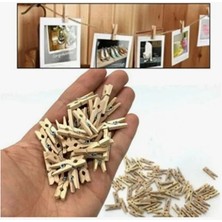 İsmiyle Al Mandal Mini Ahşap Mandal (10 Adet)