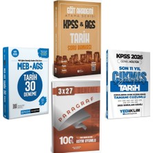 Anla Kazan Yayınları Eğit Akademi Kpss Meb-Ags Tarih Atama Serisi Soru Bankası & Ags Tarih Deneme & Ags Tarih Çıkmış Sorular Seti