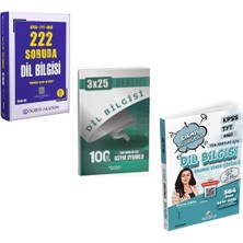 Anla Kazan Yayınları Öğreti Akademi Kpss Tyt Msü 222 Soruda Dil Bilgisi  + Dil Bilgisi Deneme + Dil Bilgisi Çıkmış Sorular Seti