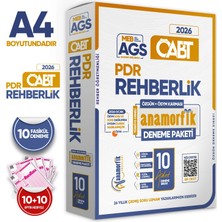 Karakutu Yayınları 2026 Kpss Meb-Ags Öabt Pdr/rehberlik Öğretmenliği Deneme Teni Sistem Özgün 10LU Çözümlü Deneme