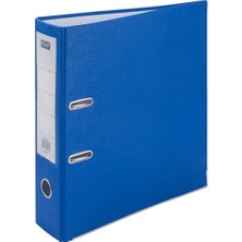 Kraf Geniş Büro Klasörü 1025 Mavi 75mm Sırt Genişliği 28x32cm Kaliteli Mekanizma