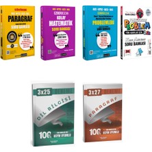 Anla Kazan Yayınları Pegem Ezberbozan Paragraf Soru Bankası & Sözel Sayısal Muhakeme Soru Bankası & Kolay Matematik Soru Bankası & Deneme Seti