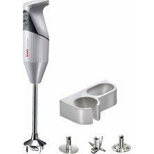 Bamix® G200 Gastro Pro-2 El Blenderı Ömür Boyu Motor Garantili 200W (25CM Daldırma Derinliği) 3 Bıçaklı Beyaz – Açık Gri