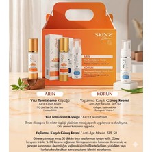 Skins Derm Anti-Age Spf 50 Crm & Face Clean Foam 2'li Seti