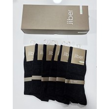 Jiber Erkek Bambu Uzun Çorap 6 Lı Kutu
