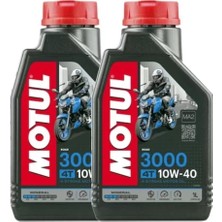 Motul 3000 10W40 4t 2 Adet Motosiklet Yağı