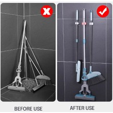 NW NessiWorld 1 Adet Yapışkanlı Pratik Mop Tutucu Beyaz