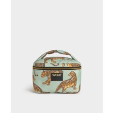 Wouf Emerald Leopard  - Vanity Makyaj Çantası