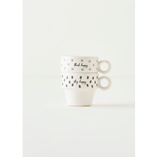 Bella Maison Simple Seramik Espresso 2'li Kahve Fincanı Seti (105 Cc)