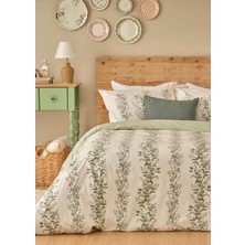 Bella Maison %100 Pamuk Ranforce Julia Çift Kişilik Nevresim Seti Yeşil (200x220 cm)