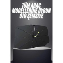 İsmiyle Al Yeni Nesil Tüm Araç Modellerine Uygun Oto Şemsiye Katlanabilir Uv Işınlarına Karşı