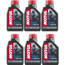 Motul 3000 10W40 4t Mineral Motosiklet Motor Yağı 12 Adet