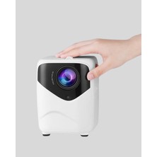 İsmiyle Al Mini Akıllı Projektör – 1080P Full Hd, 64GB Depolama, 2gb Ram, Uzaktan Kumanda Destekli