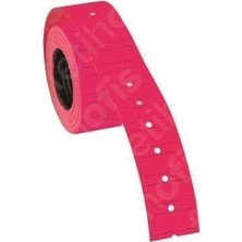 Tanex Makine Etiketi 12-21 Çizgili Fosforlu Pembe TNX1221590800 6'lı
