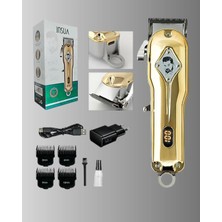 İsmiyle Al Güçlü Motorlu LCD Ekranlı Şarjlı Tıraş ve Şekillendirme Makinesi