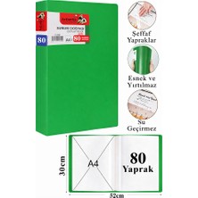 Artlantis Sunum Dosyası 80 Li 1 Paket Poşet Dosyalı Katalog Dosyası 80 Poşetli Kendinden Dosya Plastik Kapaklı