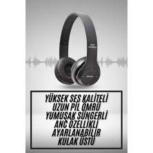 İsmiyle Al Kulak Üstü Bluetooth Kulaklık Yüksek Ses Kaliteli Ayarlanabilir