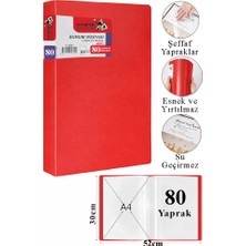 Artlantis Sunum Dosyası 80 Li 1 Paket Poşet Dosyalı Katalog Dosyası 80 Poşetli Kendinden Dosya Plastik Kapaklı