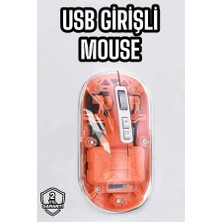 İsmiyle Al Sessiz Kablosuz USB Girişli Mouse Fare Yüksek Performanslı