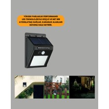 İsmiyle Al Solar Enerjiyle Çalışan IP65 Su Geçirmez 20 LED Duvar Lambası