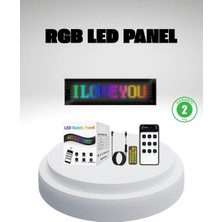İsmiyle Al Rgb LED Panel – Mobil Uyumlu, Yazı ve Gıf Destekli, USB Bağlantılı Dekoratif Ekran