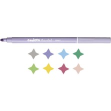 NW NessiWorld Pastel Süper Yıkanabilir Keçeli Boya Kalemi 8'li