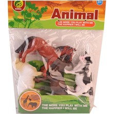 NW NessiWorld Bma-14 Pvc Pakette Dörtlü Çiftlik Hayvanları -Kid