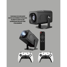 İsmiyle Al HCS350PRO Android 11 Işletim Sistemli Mini Projektör