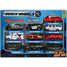 NW NessiWorld Street Machine 10'lu Metal Oto Seti