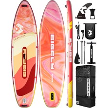 SavaBoards Tropical Orange Premium Şişme Paddle Board Sup Seti 335X86X15 cm