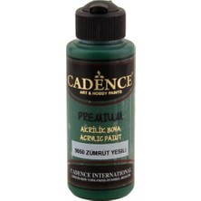 Cadence 120 ml Zümrüt Yeşili Akrilik Boya Su Bazlı Ahşap Boya Özelliği ile Sanat İçin İdeal
