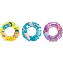 intex IS59242 Şeffaf Baskılı Simit 61 cm - Vardem Oyuncak