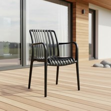 Retro Art Paris Sandalye 6'lı Set – Bahçe Balkon Kafe Restoran Sandalyesi