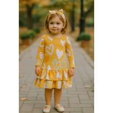 GMG Collection Baby Kız Çocuk 2-3-4-5yaş Yumuşacık Basıc Elbise