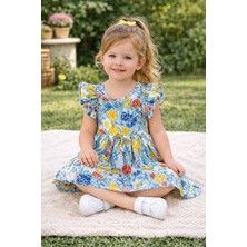 GMG Collection Baby Karışık Çiçekli Elbise