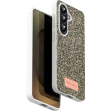 Hnrlishp Onegif  Galaxy A17 5g Bright Simli Kapak - Gold