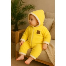 GMG Collection Baby Wellsoft Kapüşonlu Fermuarlı Kışlık Bebek Tulum