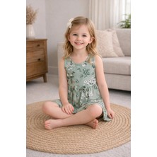 GMG Collection Baby Çiçekli ve Kurdeleli Difa Elbise