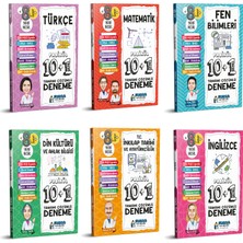 Forza Yayınları 8. Sınıf Tamamı Çözülü 10 Branş 6'lı Deneme Seti MEB Uyumlu Eğitim Kitabı