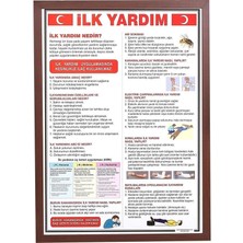 Panda Ilk Yardım Levhası (Mdf Çerçeve)
