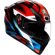 Agv K1S Fastlap Kapalı Kask (Siyah-Kırmızı-Mavi)