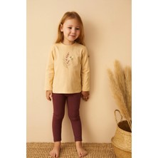 GMG Collection Baby Mevsimlik Taytlı Takım 2y,3y,4y,5yaş Mavi-Turuncu-Kahverengi