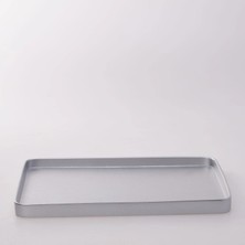 Selim Victoria Dikdörtgen Tepsi Büyük Gümüş