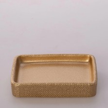 Selim Linen Katı Sabunluk Altın